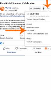 Maybe you would like to learn more about one of these? 2020 How To Trim A Video On Facebook