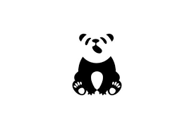 Black And White Kung Fu Panda Logo Panda Logo Graphic By Skyacegraphic0220 Creative Fabrica In 2020 Logo Graphic Graphic Logos