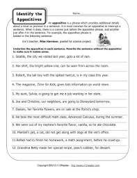 Find the derivative of each of the following functions. Appositives Worksheet Pdf Fill Online Printable Fillable Blank Pdffiller