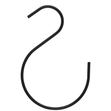 Those i saw in the hardware section of a big box store cost too much and were not the right size or shape. Large S Hooks Gray
