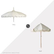 I promise to do my best to mix them with the rest of my decor properly. Daily Find One Kings Lane Aya Pagoda Fringe Patio Umbrella Copycatchic