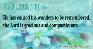 Image result for images Psalms 111:4