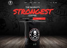 For some reason, your eight death wish is the remedy to weak coffee. Death Wish Coffee Company Awwwards Nominee