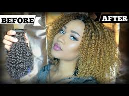 From Brown to Blonde! How to Bleach/Color Kinky Curly Hair| Step by Step  [Part 1]