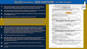 Check spelling or type a new query. New Hampshire Title Transfer Instructions Seller Youtube