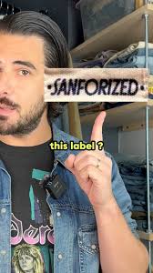 The word “Sanforized” is written