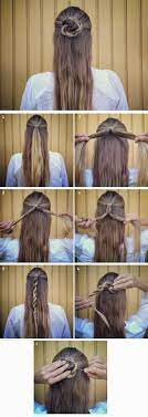 Half Up Rose Braided Bun Hairstyle Tutorial Calgary Edmonton Toronto Red Deer Lethbridge Can Braided Bun Hairstyles Medium Hair Styles Hair Bun Tutorial