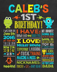 Decoration Birthday Poster Board Ideas Monster 1st Birthday Poster Boy First Birthday Poster Milestone Poster 1st Birthday Board Little Monster 1st Birthday Chalkboard Sign Monster 1st Birthdays First Birthday Posters Boys First Birthday Party Ideas