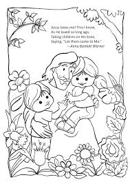 Your own jesus loves me printable coloring page. Jesus Loves Me This I Know As He Loved So Long Ago Taking Children On His Knee Saying Sunday School Coloring Pages School Coloring Pages Sunday School Kids