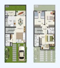 Denah rumah modern minimalis 2 lantai. 21 Desain Denah Rumah Minimalis 2 Lantai Sederhana Modern