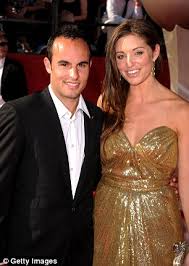 Shirtless Landon Donovan tweets photo of himself with new son Talon Bartell 