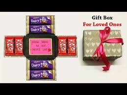 This diy exploding box greeting card tutorial is a fun card craft project that can be customized for all occasions, from birthdays to anniversaries. How To Make Gift Box Of Chocolates For Loved One Love Box Greeting Card Birthday Gift Box 143 Youtube