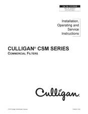 Culligan Csm Series Installation Operating And Service