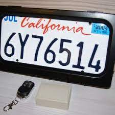 Electric License Plate Flipper Usa Type 1pc In Set License Plate Number Plate Car License Plate