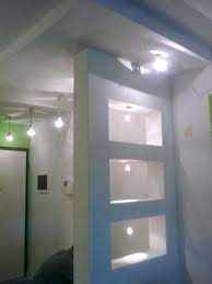 Ingresso In Cartongesso Arredamento Ingresso Soggiorno Nicchie Da Parete Design Del Soffitto