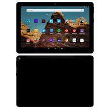 Black Amazon Fire HD 10 2021 Skin