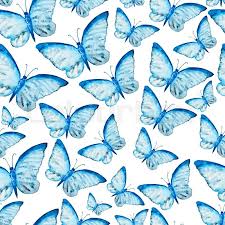 See more ideas about butterfly, blue butterfly, beautiful butterflies. Seamless Watercolor Pattern With Blue Stock Image Colourbox