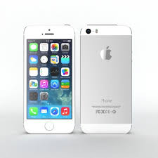 3d Model Iphone 5s Silver C4d Obj 3ds Fbx Iphone 5s Silver Iphone Iphone 5s Gold