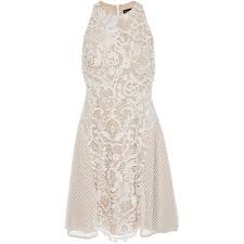 Mestiza New York Valentina Mini Dress 475 Liked On Polyvore Featuring Dresses White Fit And Flare Mini Dress White Short Dress Flare Mini Dress Dresses