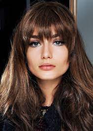 Found The Best Bangs For Every Face Shape According To Experts Hair Styles Long Hair With Bangs Layered Hair With Bangs
