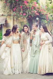 Rustic Romantic Wedding Style Inspiration By Bridelan Indian Bridesmaids Romantic Wedding Style Bride