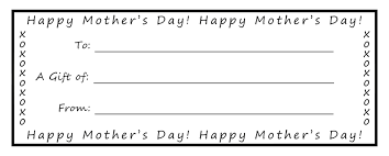 The following are some basic things to include in your template. Printable Gift Certificates For Mom