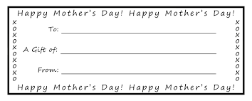 Gift certificate pedicure template word. Printable Gift Certificates For Mom