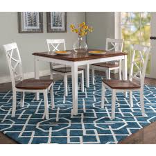 5pc Hartman Dining Set White Powell Company In 2020 White Dining Set Solid Wood Dining Set White Dining Table