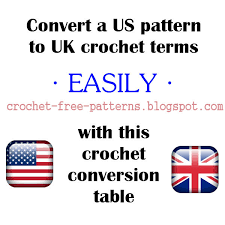 Uk To Us Crochet Conversion Chart Crochet Conversion