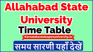 So all aspirants can access the mku exam dates 2021 on this page. Allahabad State University Time Table 2021 Prsuprayagraj In Asu Ba Bsc Bcom Ma Msc Exam Routine