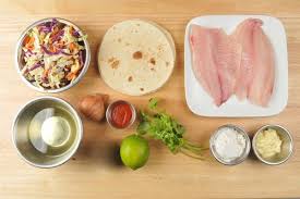 Toss the cabbage, red onion, cilantro, vinegar, oil and salt together in a medium bowl and set aside. Home Chef Meal Kit Baja Fish Tacos With Sriracha Slaw And Pickled Shallot 36 Oz Smith S Food And Drug