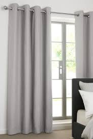 Black And Silver Blackout Curtains Buy Cotton Blackout Eyelet Curtains From The Next Uk Online Shop Grey Curtains Bedroom Cool Curtains Curtains