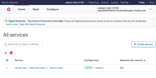 Beating the speed of light with fastly. Fastly Add Ons Heroku Elements