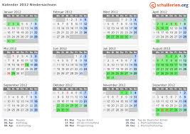 Wir stellen den kalender zur verfügung und sie können ihn selbst ausdrucken. Kalender 2012 Ferien Niedersachsen Feiertage