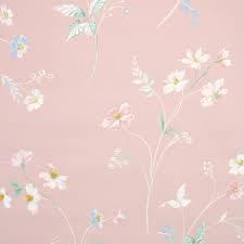 Vintage rose pattern, frames and cute seamless backgrounds. 1940s Floral Vintage Wallpaper White Blue Pink Flowers On Pink Ebay