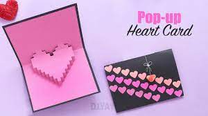 Maybe you would like to learn more about one of these? How To Make Pop Up Heart Card Pop Up Card 3d Heart Card Youtube