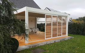 Referenzen Rolladen Bauer Stuttgart Lamellendach Schiebeladen Hintergarten