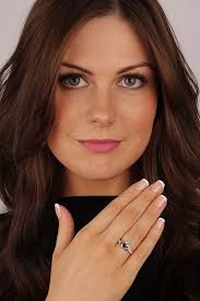 Ladies Birthstone Silver Claddagh Ring LS-SL90-1– CladdaghRING.com