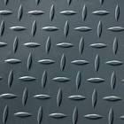 7.5 ft. x 17 ft. Grey Commercial Grade Diamond Tread Garage Flooring TrafficMaster