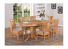 Check spelling or type a new query. 5 Pc Double Pedestal Oval Dining Table Set In Oak Finish Buy Online In Andorra At Andorra Desertcart Com Productid 41441376
