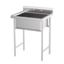 Giantex nsf stainless steel utility sink 3 compartment commercial kitchen sink. Salonmore Commercial Freestanding Sink Stainless Steel Utility Sink For Workshop Laundry Room Walmart Com Walmart Com