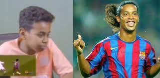 El entrañable vídeo de Lamine Yamal viendo regates de Ronaldinho: "Parece que juegue contra niños pequeños"