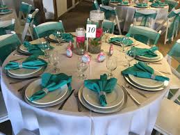 Pretty beach themed wedding invitations. Classic Beach Themed Jupiter Civic Center Wedding Reception Table Decoration Set Up By Beach Theme Wedding Beach Theme Wedding Reception Rustic Beach Wedding