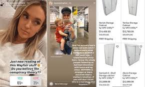 White wooden kitchen island chairs wayfair child trafficking snopes. Influencers Tout Ridiculous Claims That Online Retailer Wayfair Is Trafficking Children Daily Mail Online