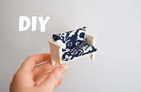 kendin yap minyatur kose koltuk yapimi dollhouse miniatures youtube minyaturler minis bebek evleri