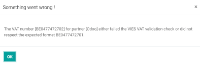 Vies (vat information exchange system) integration brochure. Vies Vat Numbers Validation Documentacion De Odoo 13 0