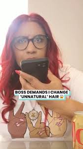 Her hair doesn't stop her doing her job 😡