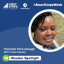 Meet Yolanda McCullough, one of Florence County First Steps' amazing HIPPY  parent educators! As a trained provider of HIPPY (Home Instruction for  Parents of Preschool Youngsters), Yolanda works closely with parents to