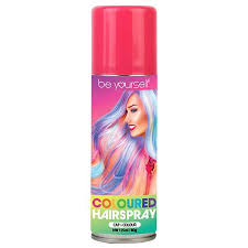 Hair spray dye is available at a wide variety of retail locations, though from where a customer purchases the dye often depends on the type she wants and her intended outcome. Be Yourself Coloured Hair Spray