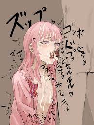2boys akiyama mizuki ambiguous gender androgynous artist request  blowjob blush crying cum erection femboy genderswap (otm) girly girly boy  japanese text male oral otoko no ko penis pink eyes